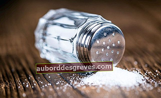 Menggunakan garam meja untuk membersihkan di rumah